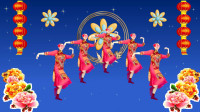 欢快喜庆的广场舞《太阳出来喜洋洋二》动感快乐的舞越跳越开心，心情美美的。