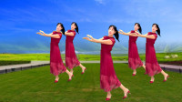 32步广场舞教学《人在青山在》武汉加油，中国加油