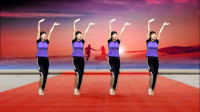 气质美女广场舞《健身操》正确教你跳踩点，缓解肩颈僵硬！