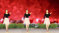 气质美女广场舞《情人雨》网红热曲时尚舞步，提臀瘦身！