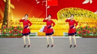 经典老歌广场舞《红歌连跳》动感旋律，舞步简单原创附教学