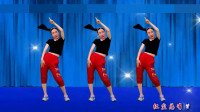 气质美女广场舞《一曲红尘》高效燃脂健身操，开心又健康！