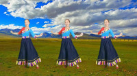 广场舞《次真拉姆》经典藏族舞欣赏，适合新手，一看就懂