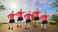 欢快广场舞《大笑江湖》，舞步轻盈动感，越跳越带劲！