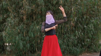 紫竹院广场舞《金达莱盛开的地方》乐悦老师舞蹈，舞姿优美