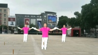 宁夏健康快乐广场健身操第六套《6-9》垫步运动🎵《印度广场舞》