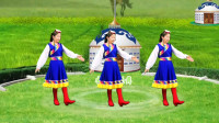 全网最火的民族广场舞《藏家乐》欢快动听 简单又好看附教学