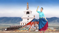 深圳远方广场舞《最美西藏》视频制作：心晴雨晴