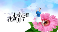 深圳远方广场舞《走着走着花开了》视频制作：心晴雨晴