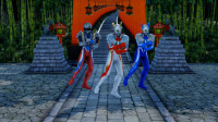 于小酱游戏MMD：当赛罗男团在竹林跳广场舞，会是什么场面？
