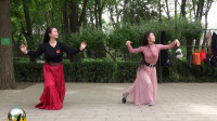 紫竹院广场舞，小红和贵妃跳《遥远的妈妈》，虽然忘了但舞韵还在