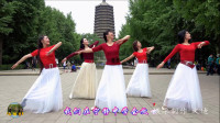 紫竹院广场舞，小红、王鹤、孙姐领跳《中国茶》