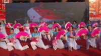 静海区新湖广场演出的大型舞蹈一条大河《我的祖国》 请欣赏