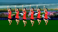 16步经典老歌广场舞《红歌连跳》简单的舞步, 跳出了60年代的韵味