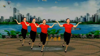 新舞流行广场舞《鸟儿对花说》旋胯三步踩舞，学起来吧
