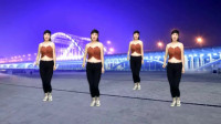 气质美女广场舞：《我陪兄弟干一杯》舞曲32步，简单易学，健身养生