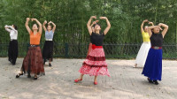 紫竹广场舞《红枣树》服饰得体舞蹈优美，燕子，涓涓领舞