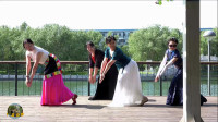 紫竹院广场舞《我的九寨》，第一次看美女杨阳跳舞