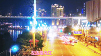 重庆旅游：涪陵夜景中摆丰都鬼城悬龙门阵，看两江广场百姓鬼步舞跳得好嗨好开心