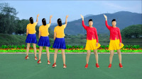 64步广场舞《公虾米》欢快动感的节奏，正背面演示更易学