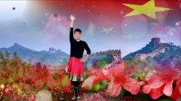 深圳小欢广场舞《北京的金山上》红歌  视频制作：心晴雨晴
