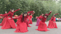 紫竹院广场舞《想西藏》杜老师领舞，歌好听，舞更美