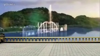 广场舞背景-水上喷泉（素材-7）