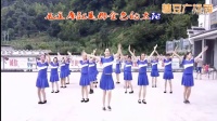 大自然广场舞《北京的金山上》团队版 原创附分解