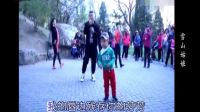 《雪山姑娘》KTV  四岁男孩跳广场舞  歌手蒙克现场伴唱