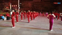 名州广场健身操舞团队红梅花开薛迎春摄