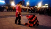 2018年五一节锦州行沈阳奇艺舞蹈团刘丰田、王桂芬在锦州市府广场表演斗牛舞