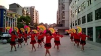 红兰广场舞  彩排《红梅赞》集体舞