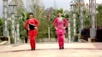 姐妹花带来演绎广场舞健身操简单步子舞 健身歌