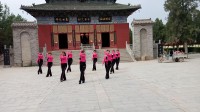 河南省南乐县安庄七彩女人广场舞《羞答答的玫瑰唱情歌》