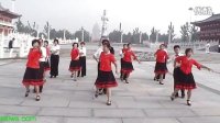 13汶上县佛都广场舞蹈健身队集体交谊舞《三步踩》
