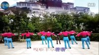 珲春金达莱广场舞  红太阳的光辉照西藏
