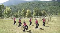 宁蒗彝族自治县民族广场健身舞：傈僳族舞 阿依燃