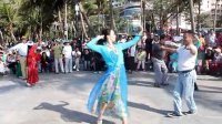 三亚市三亚湾海月广场新疆舞——艾老师