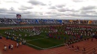 内蒙古呼伦贝尔学院2014年运动会广场舞表演