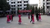 南昌丽萍广场舞表演中三交谊舞《情深意长》
