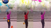 2015灵枝广场舞【冬天里的白玫瑰】新版健身舞