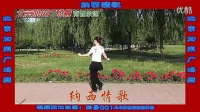 北京加州广场舞：《纳西情歌》背面慢动作和正常演示教学视频_标清