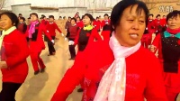 蔡留贯广场舞，集体舞一路歌唱，郭晚庆春节广场舞视频