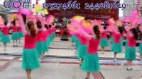 奉节滨江国际广场舞比赛版北京的金山上