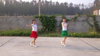 雷寨小苹果广场舞《红红的玫瑰》二人版分解动作，编舞者：云裳，上传者：小苹果，摄影：太阳会发光