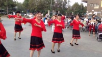 郑家堂笛子广场舞 大富绿洲广场舞在参加比赛前的排练中