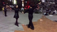 红果胜境广场健身交谊舞伦巴表演：张海滨、曹粉桃