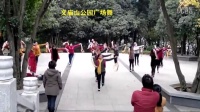 嘉鱼县文庙山公园广场舞   好生活动起来决赛预演