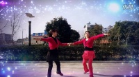 十里清清广场舞系列《十送红军双人舞演示梅儿琼儿