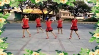 爱剪辑-我的视频百加香香姐妹广场舞【中国冲冲冲】制作白玫瑰
